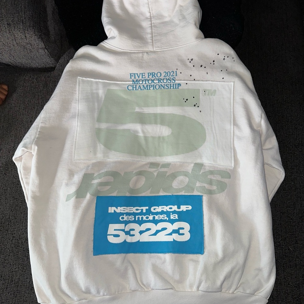 Sp5der adult sweatshirt Eggshell XL